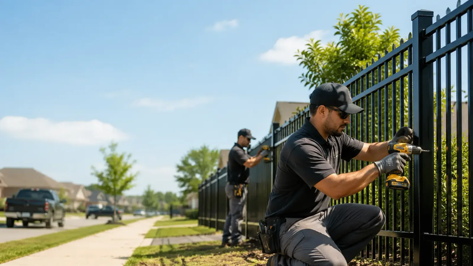Metal Fence Installation in Phoenix, NY